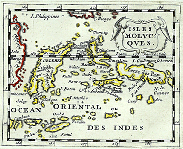 Antique map of Ceram