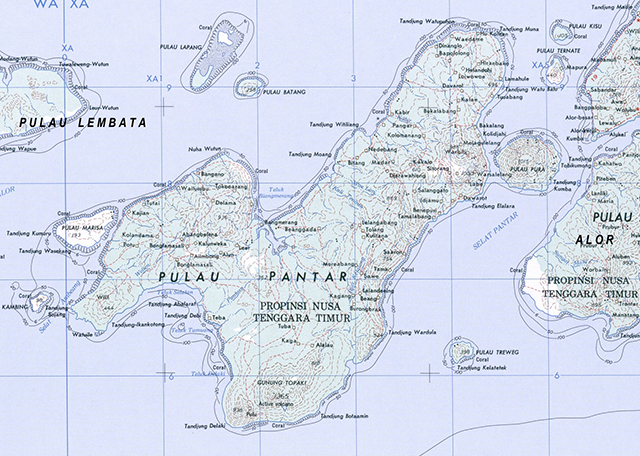 map Pantar