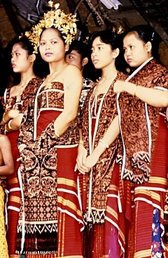 Ceremonial use of geringsing in Tenganan