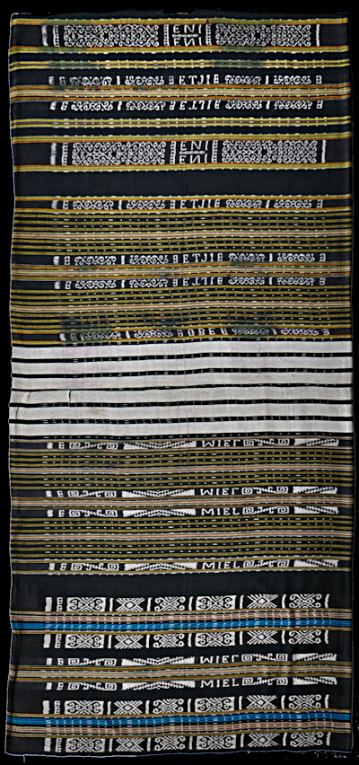 Ikat from Tanimbar, Moluccas, Indonesia