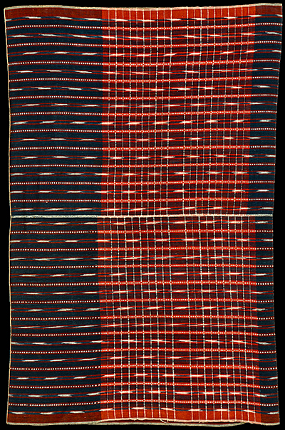 Ikat from Halmahera, Moluccas, Indonesia