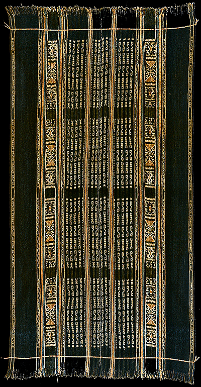 Ikat from Tanimbar, Moluccas, Indonesia