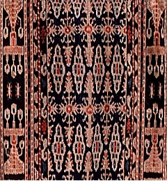 Example of a modern Sumba ikat with traditional design and workmanship