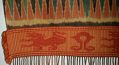 kabakil border in warp float warp weave