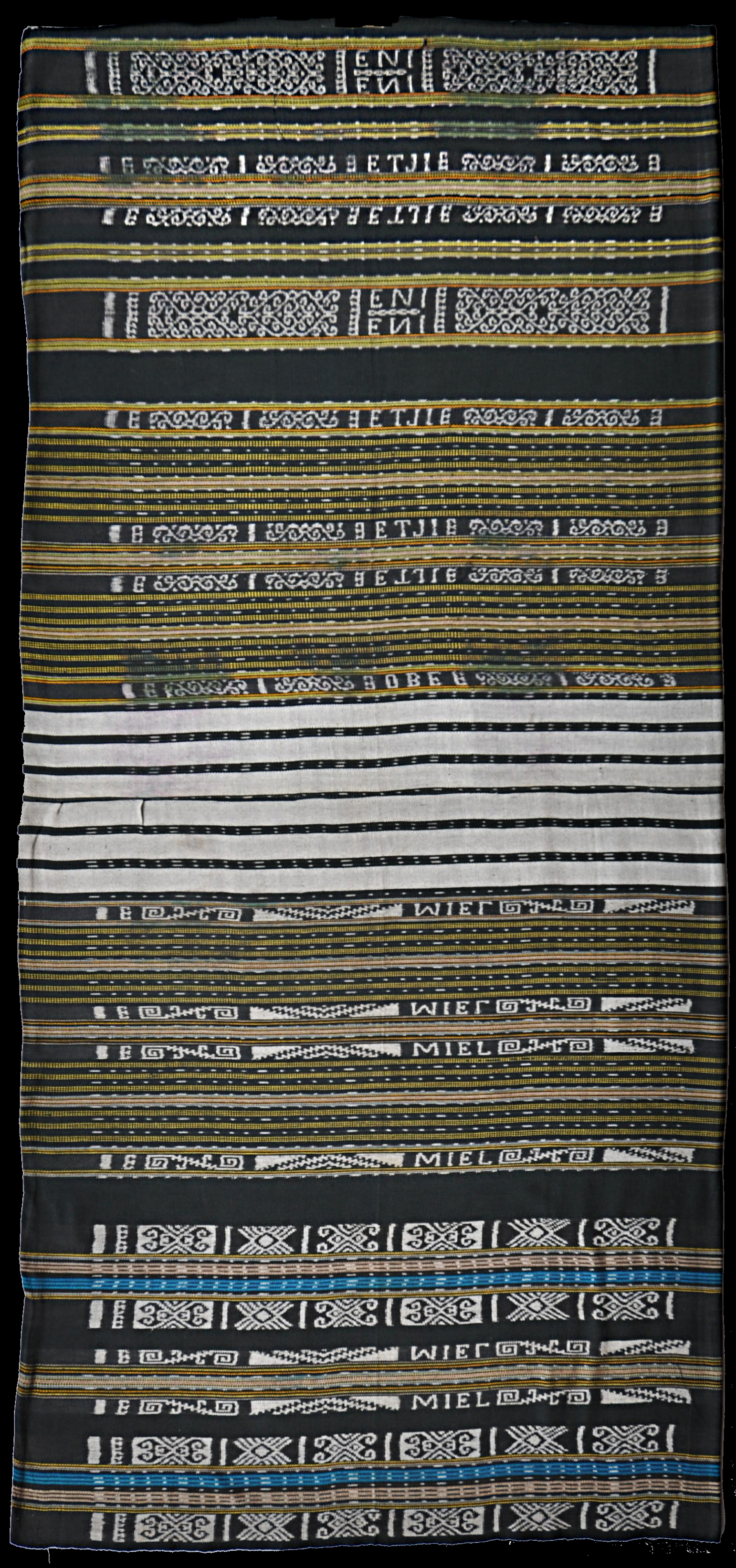 Ikat from Tanimbar, Moluccas, Indonesia