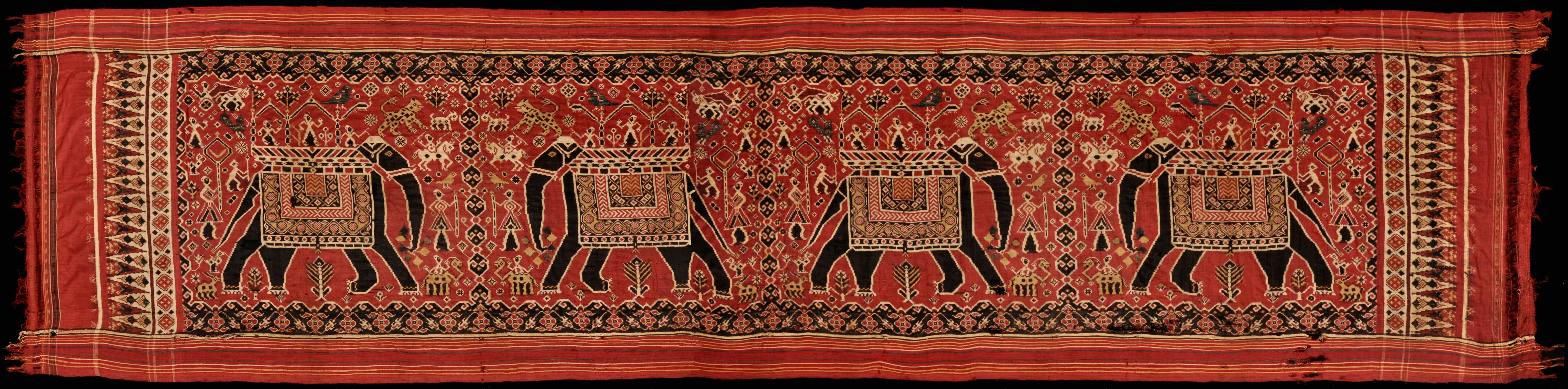 Ikat from Gujarat, India, Indonesia