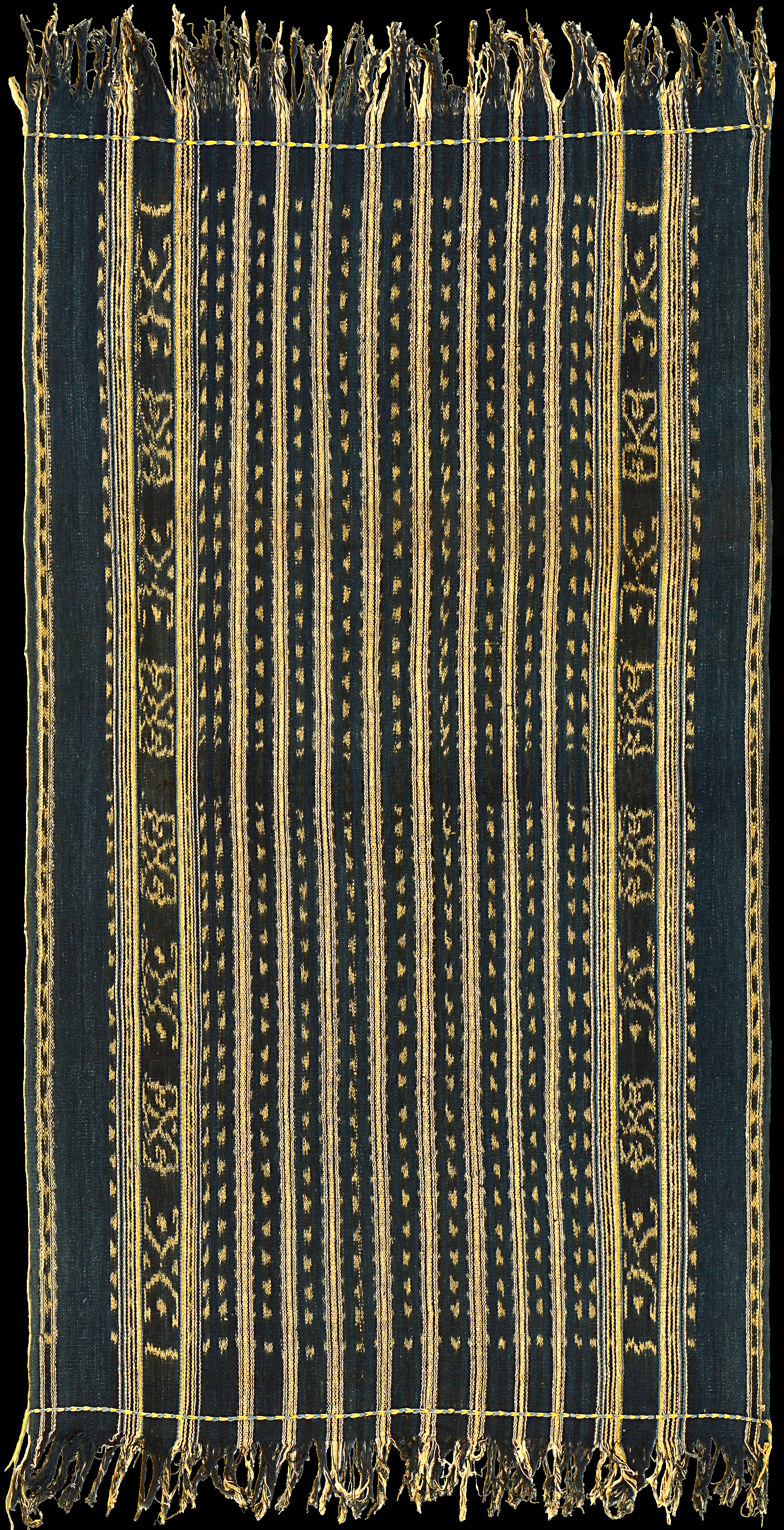 Ikat from Tanimbar, Moluccas, Indonesia