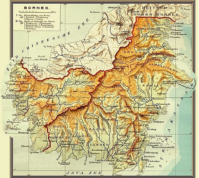map Borneo