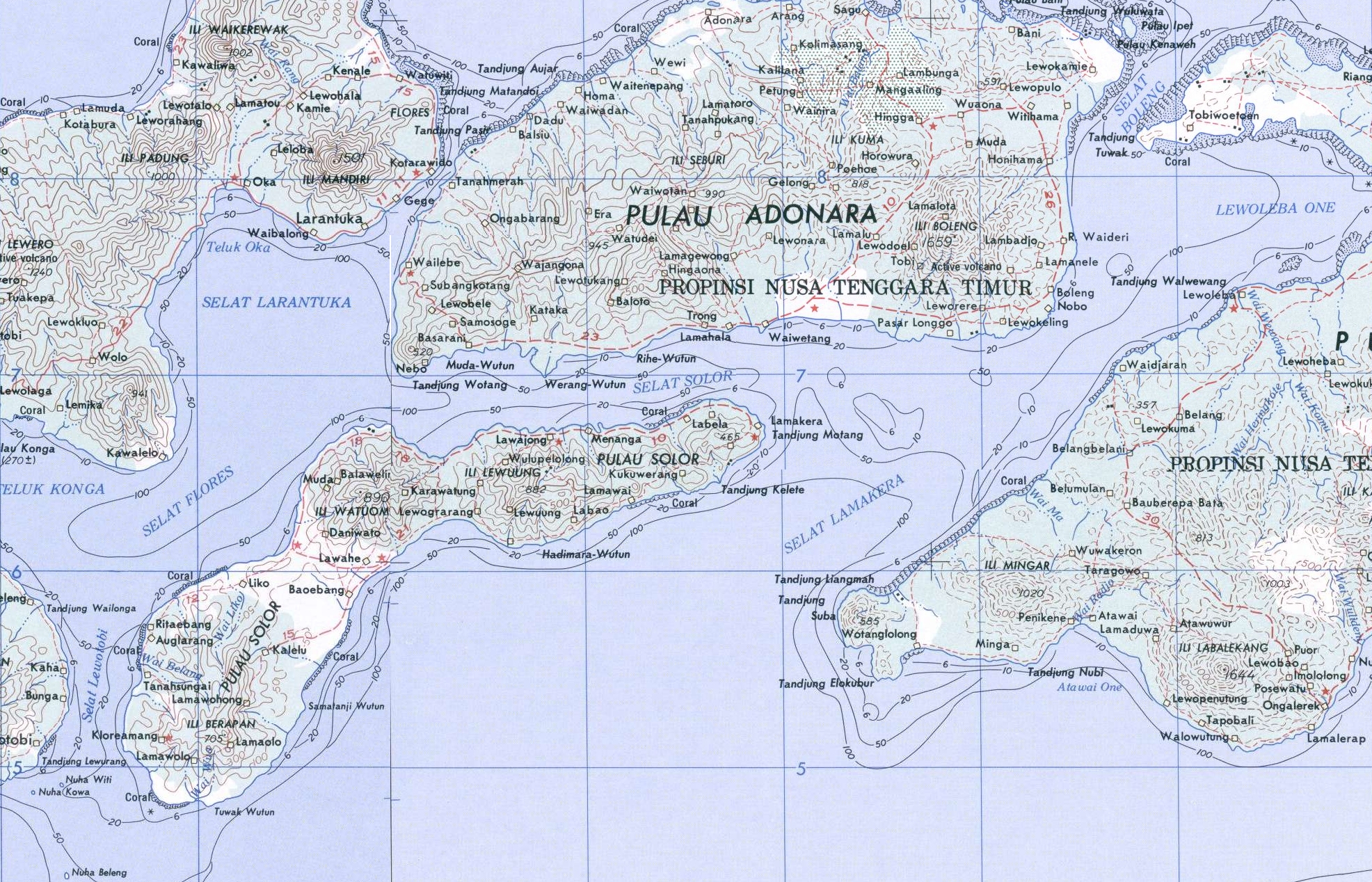 map Solor