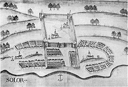 The 16th C. Portuguese fort on Solor